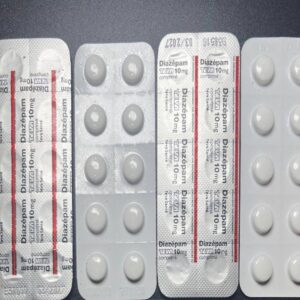 10MG diazepam perp ill 10 pills per strip. European script